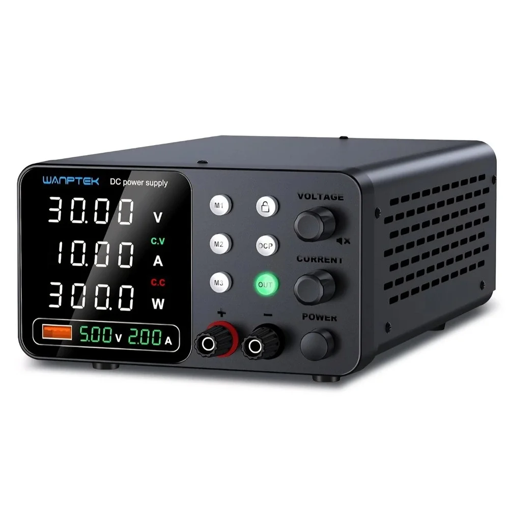 Best WANPTEK DC Bench Power Supply 30V 10A Regulated Variable Lab‎ with Memory